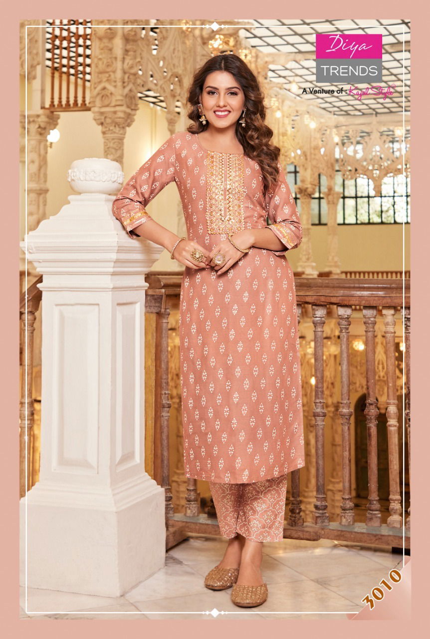 Celebration 3 Rayon Fancy Designer Wholesale Kurti With Bottom